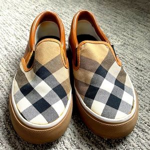 Burberry slip on sneakers